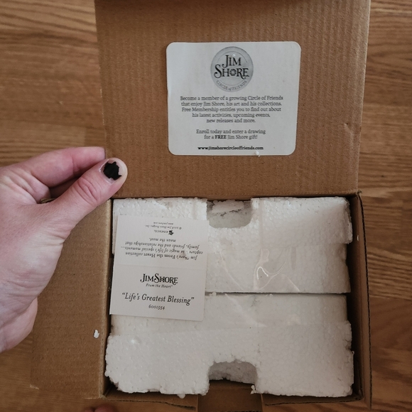 NIB Jim Shore Heartwood Creek Life's Greatest Blessing Figurine - Picture 4 of 9